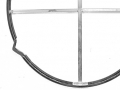 Telaio ovale con sagomature